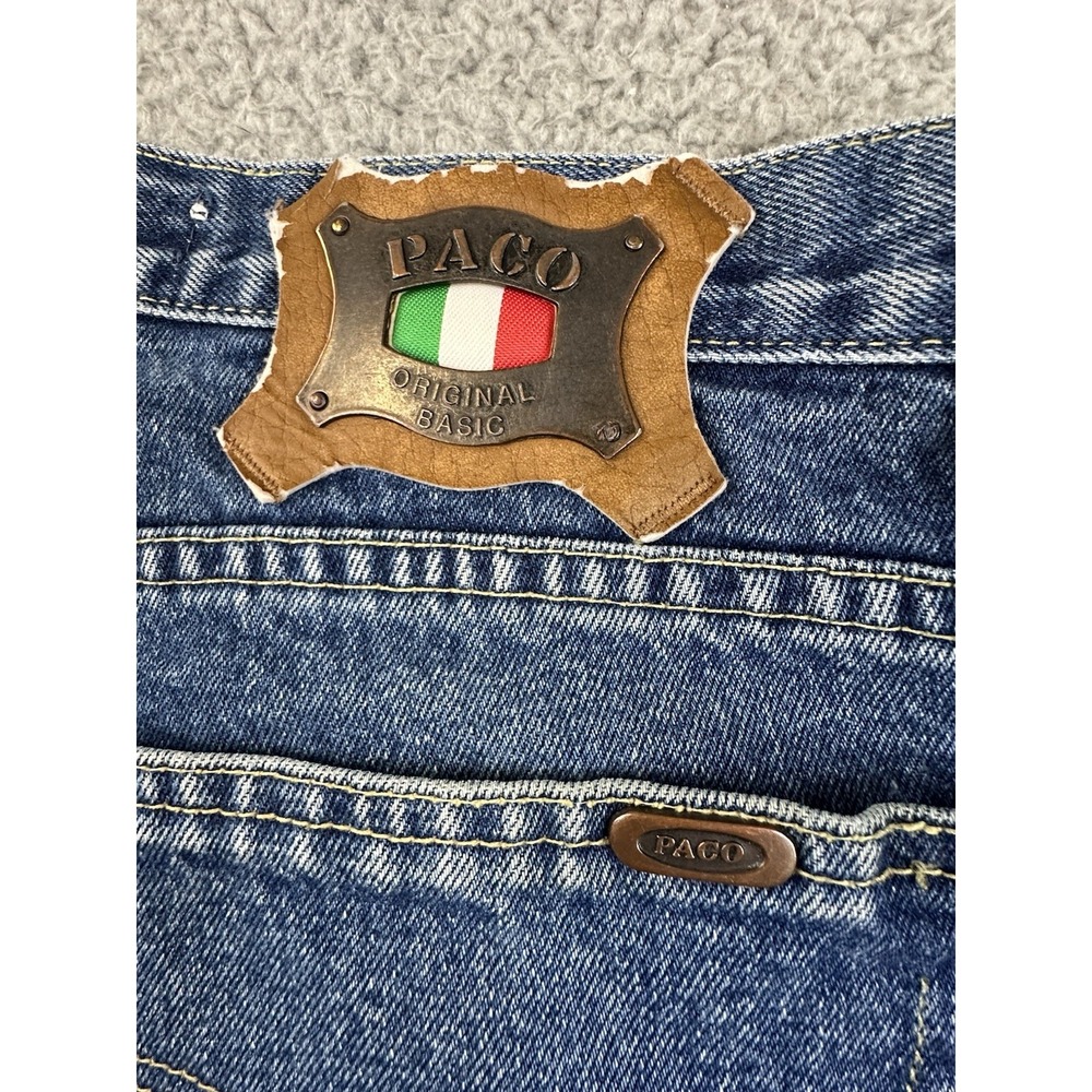 VTG Paco Sports International Jeans Mens 40x34 (fits 37x32)* Blue‎ Baggy Skater